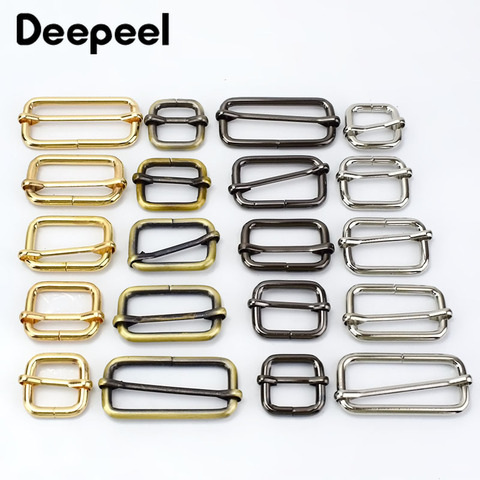 10pcs Metal Slides Tri-glides Roller Pin Buckles Handbag Strap Slider Adjuster Belt Buckles For Bag DIY Garment Accessories ► Photo 1/6