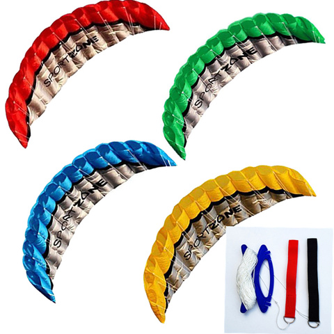 High Quality 2.5m Dual Line 4 Colors Parafoil Parachute Sports Beach Kite Easy to Fly ► Photo 1/6