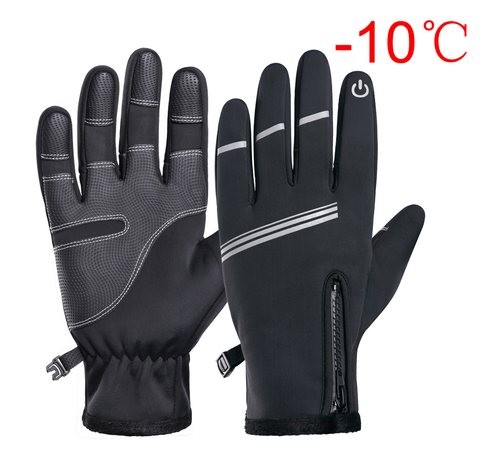 Windproof Bike Gloves Full Finger Sport Riding MTB Cycling Gloves Touch Screen Winter Autumn Bicycle Gloves Man Woman ► Photo 1/6