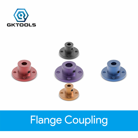 Aluminum alloy flange coupling 3mm 4mm 5mm 6mm 8mm purple seat axle shaft support 1set ► Photo 1/6