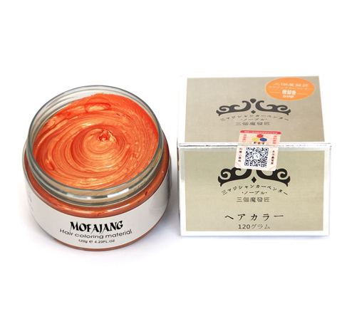 Mofajang 9 colors Disposable Men hair Color Wax Dye one-time molding Paste Sliver Grandma grey Hair Dye Wax Mud Cream Hair Gel ► Photo 1/6