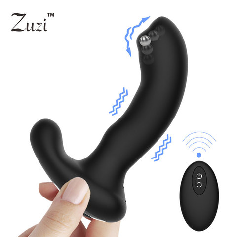 New Rolling & Vibrating Male Prostate Massage Remote Control Anal Plug & Butt Plugs for Man G-Spot Stimulate Gay Anal Sex Toys ► Photo 1/6