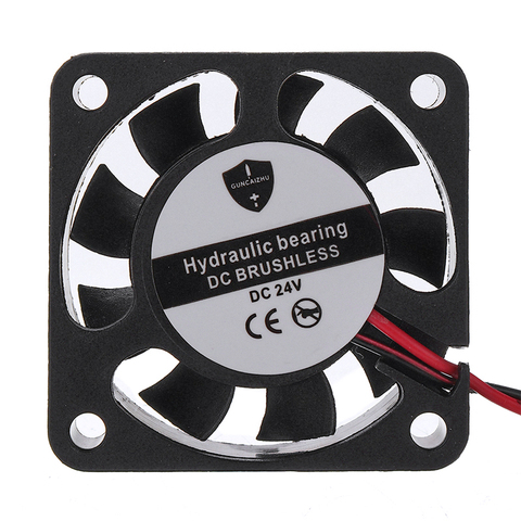 1PC Quiet Silent Hot End Cooling Fan W/ A 2 Pin JST-XH Connector 24V 40mm 4010 3D Printer Accessories For Ender 3 5 Pro ► Photo 1/6