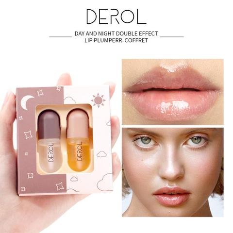 DEROL Ginger Mint Lip Plumping Liquid Plump and Increase Moisturizing and Moisturizing Lip Set Box Lip Plumping Lip Enhancer ► Photo 1/6