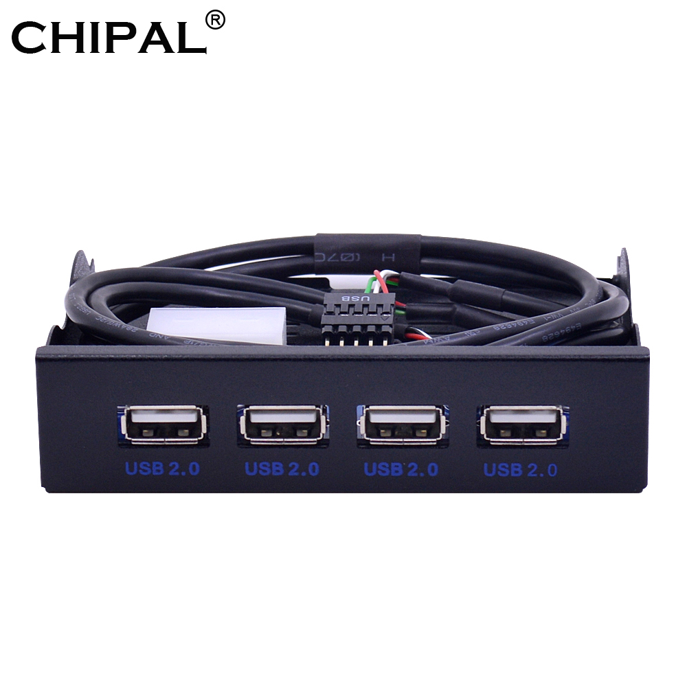 CHIPAL 4 Ports USB 2.0 Hub USB2.0 Adapter PC Front Panel Expansion Bracket  with 10Pin Cable For Desktop 3.5 Inch FDD Floppy Bay - Price history &  Review, AliExpress Seller - CHIPAL Certified Store