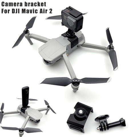 360 Panoramic Camera Holder Bracket for DJI MAVIC Air 2 Drone GOPRO Hero 5 6 7 8 Insta360 Bracket Osmo Action Camera Mount Clip ► Photo 1/6