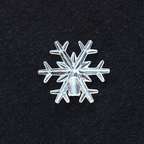 100PCS Plastic Snowflake LED String Light Accessory 3cm Snowflake plafonchiki for garlands decoration Glue paste ► Photo 1/6