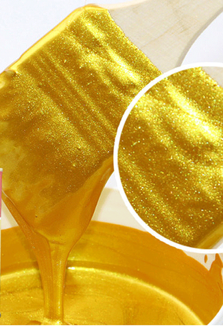 100g Water-based Glitter Bronzing Paint Metallic Paint, For Wood