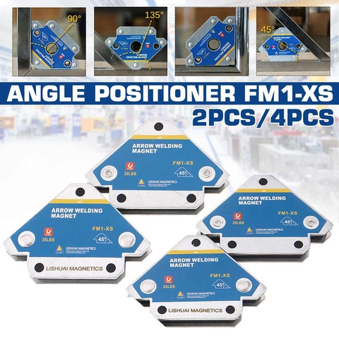 4pcs Strong Arrow Magnet Weld Holders No Deformation Magnetic Welding Positioner Fixer Ferrite Power Locator Tools ► Photo 1/6