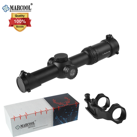 MARCOOL 1-8×24 Tactical Hunting Riflescope Optical Airsoft  Air Gun Collimator Aim Sight ► Photo 1/6