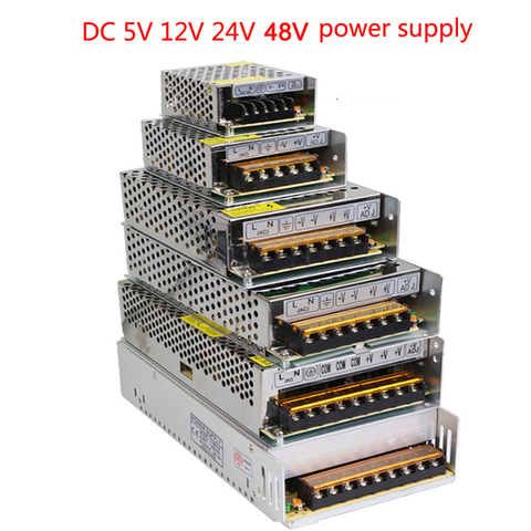 vusum Lighting Transformer AC110V-220V to DC 5V 12V 24V 48V Power Supply  Adapter 2A 5A 10A 15A 20A 30A  LED Strip Switch Driver ► Photo 1/6
