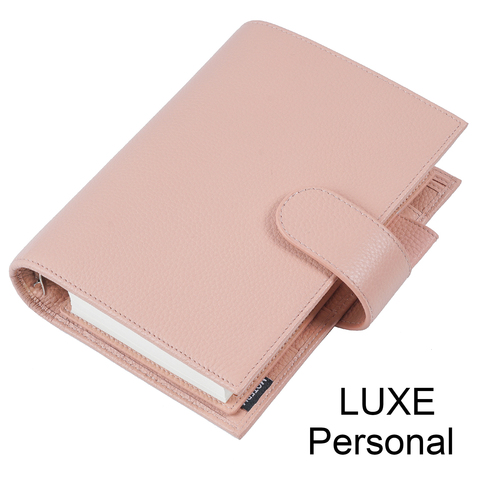 Moterm Luxe Personal Size Planner with 30 MM Rings Binder Diary Agenda Floppy Version Organizer Genuine Leather Journal Notepad ► Photo 1/6