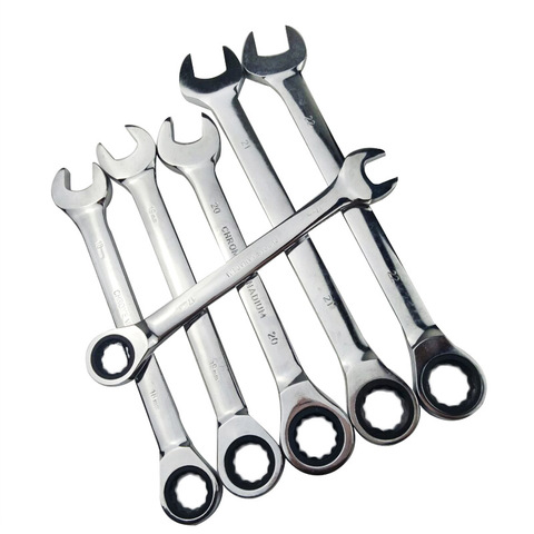 6-32MM Ratchet Combination Metric Wrench Set Fine Tooth Gear Ring Torque and Socket Wrench Set Nut Tools for Repair Wrench ► Photo 1/5