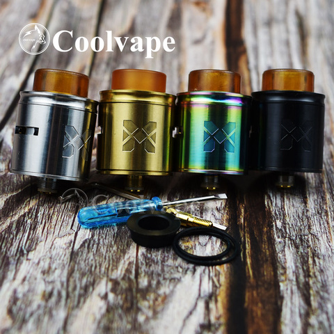 coolvape Mesh RDA 24mm Adjustable with pin BF Vaporizer Rebuilding Atomizer tank vs Profile RDA fit thc tauren mod ► Photo 1/6