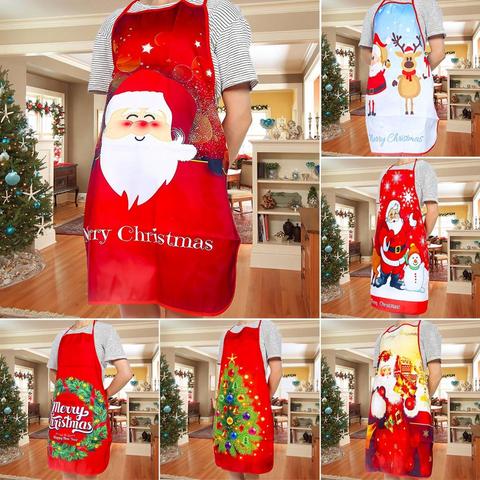 Huiran Merry Christmas Apron Santa Claus Christmas Decorations For Home 2022 Navidad 2022 Happy New Year Christmas Kitchen Noel ► Photo 1/6