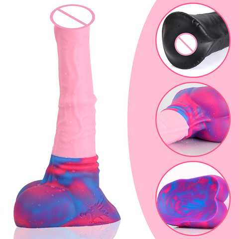 Nothosaur  Large Anal Sex Toys Butt animal fantasy Dildo  Massage For Men and women Big Anal Beads ► Photo 1/6