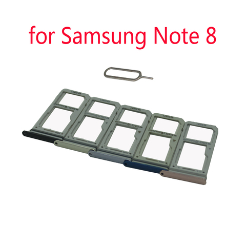 Sim Tray Adapter For Samsung Galaxy Note 8 N950 N950F N950N N950U N950W N950X Original Phone Housing SIM Micro SD Card Holder ► Photo 1/2