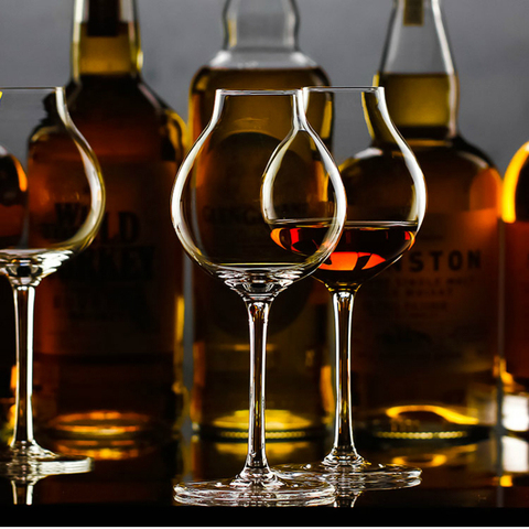 Super Niche Professional Blender's Whiskey Glass For Bartender Wine Taster Crystal Octomore XO Brandy Liqueur Whisky Goblet Cup ► Photo 1/5