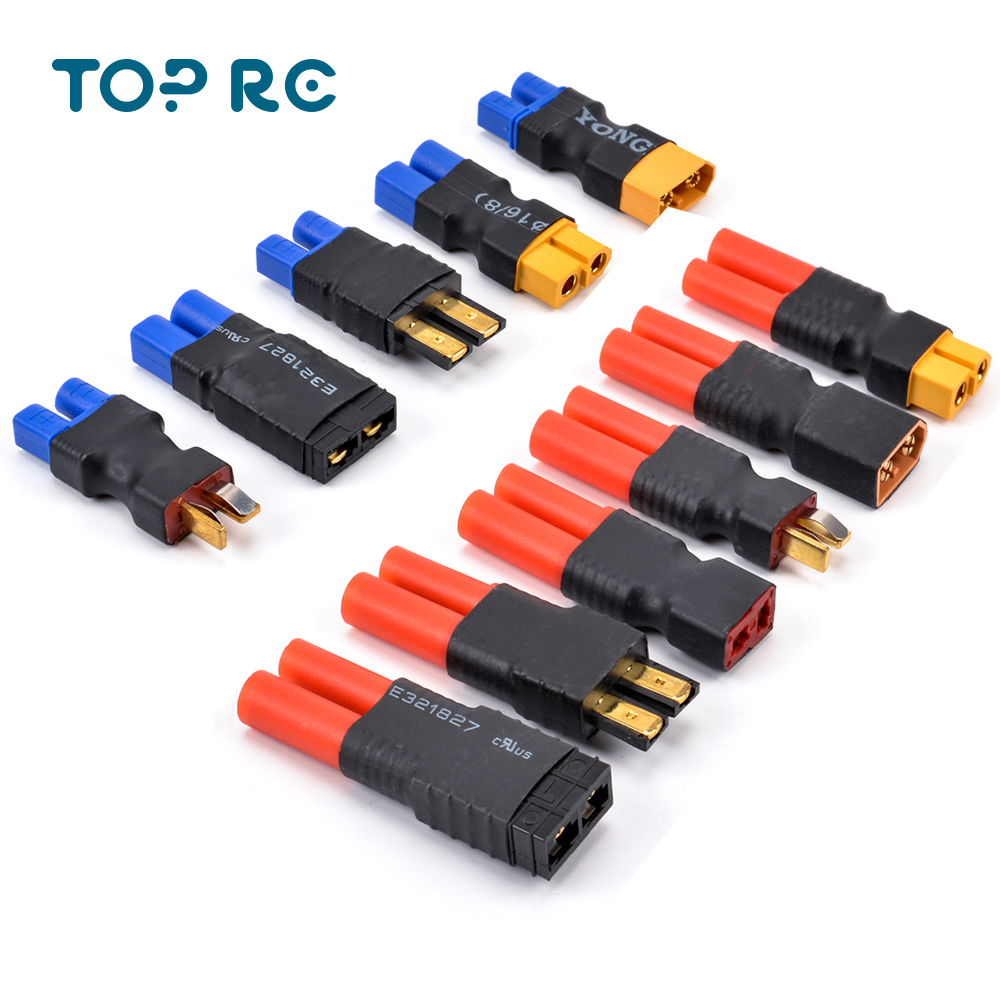ikarex-shop Câble adaptateur EC3 femelle vers fiche T mâle RC Adaptateur batterie Lipo connecteur or Dean 3,5 mm