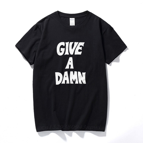 Give A Damn As Worn By Alex Turner T-Shirt 100% PSwagium Cotton Music Gift Top Camisetas Hombre Fashion Short Sleeves Tee Shirt ► Photo 1/6