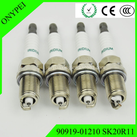 4 Pcs sk20r-11 90919-01210 NEW sk20r11 iridium spark plugs For Toyota Scion Lexus 9091901210 sk20r 11 90919 01210 ► Photo 1/3