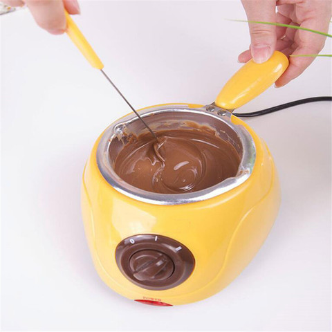 EU plug Chocolate Melting Machine Set Electric Cheese Pot Kitchen Baking DIY Cookies Fondue Pot Handmade Soap Melting Furnace ► Photo 1/6