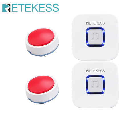 Retekess TH003 Wireless Caregiver Pager Nurse Calling Alert Patient Help System for Home Care/Personal Attention ► Photo 1/6