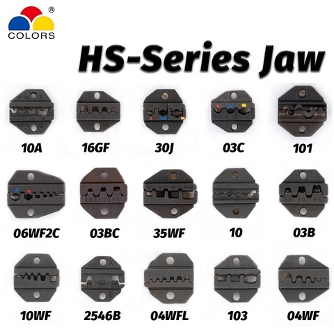 Crimper Crimping dies HS series Pliers Jaws 4.8 6.3 Plug Tube/Insulation/Non-insulated Terminals Crimp Tool ► Photo 1/6