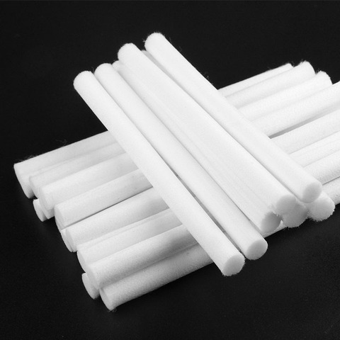 10PCS 8mm*130mm Humidifiers Filters Cotton Swab for USB Air Ultrasonic Humidifier Aroma Diffuser Replace Parts Can Be Cut ► Photo 1/5