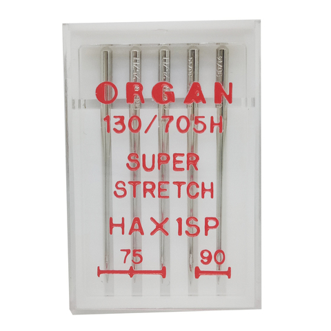 Organ Super Stretch Needles For Elastic Knitted Fabric Anti-jumper Needle for Home Sewing Machine HAX1SP 65 75 90 Box Package ► Photo 1/6