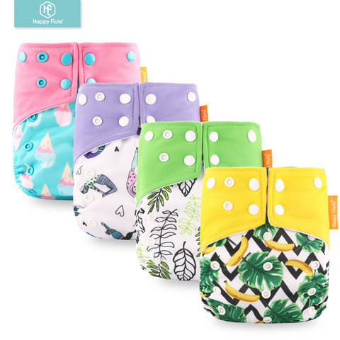 HappyFlute Pocket Diaper Baby Washable Reusable Eco-Friendly Diapers Diaper Cover Pocket Modern Cloth Diapers Nappies ► Photo 1/6