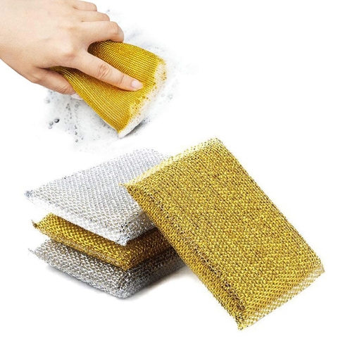 Kitchen Scrubbing Sponges Non-Scratch Scrubbing Cleaner Sponges Multi-Surface Non-Metal Dish Scouring Scrubbers ► Photo 1/1