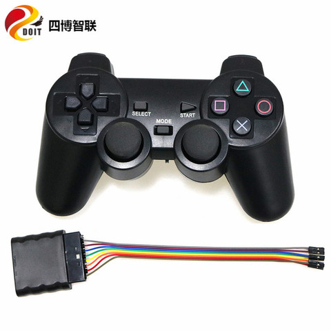 SZDOIT PS2 Wireless Handle Controller PS2 Gamepad with Receiver for RC Robot/Tank Chassis Parts for Arduino Education ► Photo 1/6