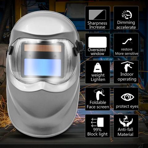 HZXVOGEN Skull Solar Auto Darkening Adjustable Range Electric Welding Mask Helmet Welding Lens for  MIG MMA Welding Machine ► Photo 1/1