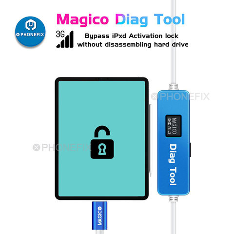 Magico Diag DFU Enter the Purple Screen for iPhone SE- X & iPad Read Write Serial Number Replace the Hard Disk Chip Unpack WiFi ► Photo 1/6