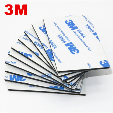 10pcs thick 2mm Double Sided Adhesive Tape 3M rectangular Foam Two Sides Stick Double Sided Tape for RC hobby ESC or receiver ► Photo 1/6