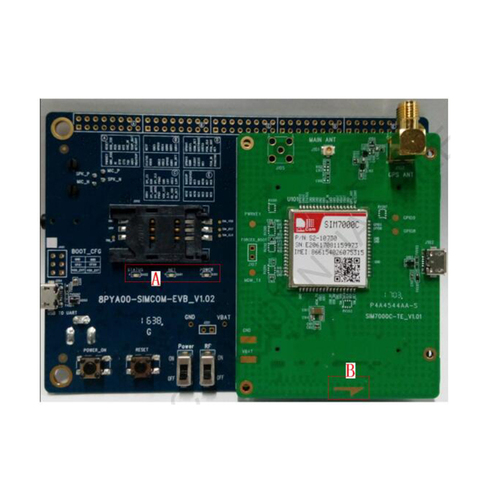 SIMCOM Cat-M/NB-IoT/GSM module SIM7000A SIM7000E SIM7000C SIM7000G EVB board new original ► Photo 1/1