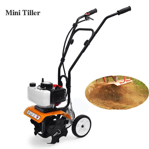 Small Tillage Machine agricultural tool Tiller Garden Gasoline Engine Walking Rotary Soil Loosening farm Equipment ► Photo 1/6