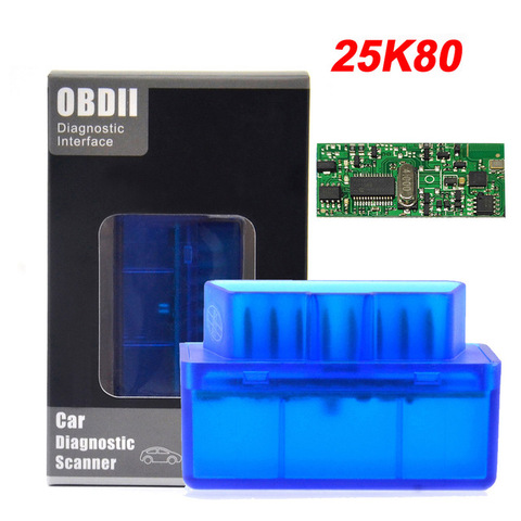 ELM327 Mini ELM 327 V2.1 OBD2 Bluetooth Interface Auto Scanner obd ii Diagnostic Tool works on Android Windows Symbian ► Photo 1/3