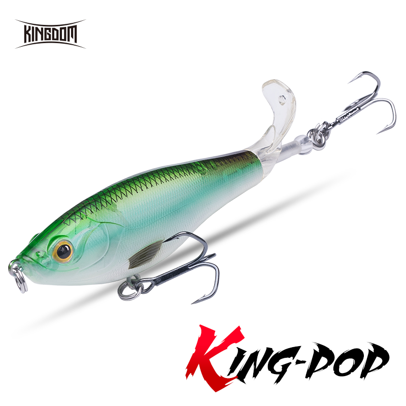 Fishing Lures Whopper Plopper Top Water Baits Rotating Tail Bass Wobbler Popper3