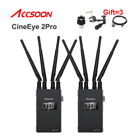 ACCSOON CineEye 2 Pro Wireless Transmitter receiver 2.4-5Ghz Dual Channel Transmission 1080P HDMI Monitor System 2Pro for Camera ► Photo 1/6