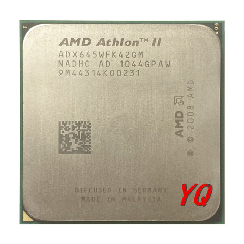 AMD Athlon II X4 645 3.1 GHz Quad-Core CPU Processor ADX645WFK42GM Socket AM3 ► Photo 1/2