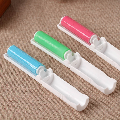 Dust Remover Clothes Fluff Dust Catcher Dust Drum Lint Roller Recycled Foldable Drum Brushes Hair Sticky Washable Portable ► Photo 1/6