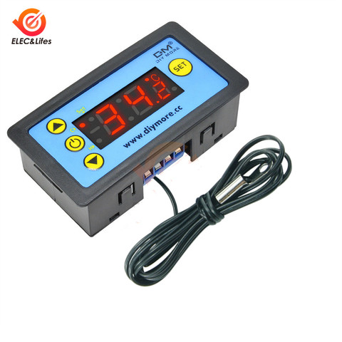 W3231 12V 24V 220V Digital thermostat regulator for refrigerator Indoor Microcomputer temperature controller Freezer NTC Sensor ► Photo 1/6