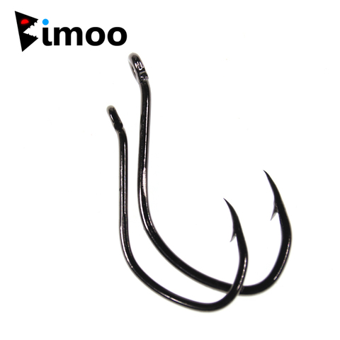 50Pcs 1/0 2/0 3/0 Black nickle High Carbon Steel Catfish hook Barbed Sea Fishing Hooks ► Photo 1/5