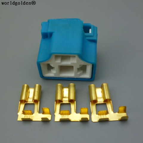 Worldgolden H4 Socket Ceramic Socket bend 7.8mm HB2 Female Connector Auto Car HID Xenon H4 Bulb Socket Plug ► Photo 1/4