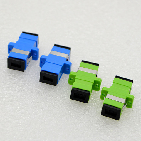 10PCS New SC/UPC/APC Single Mode Optical Fiber Connector Flange Head Coupler Square joint Adapter Special Free Shipping ► Photo 1/6