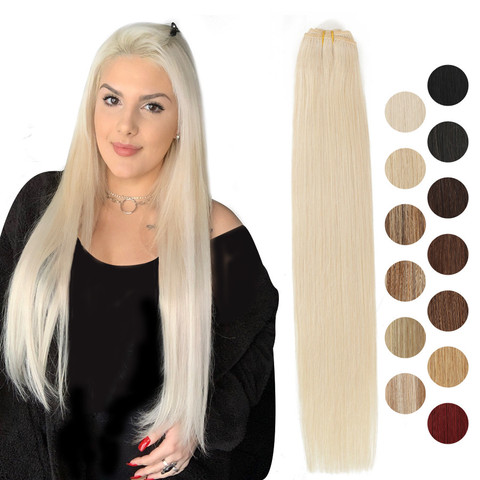 Buy Online Mrshair Natural Hair Extensions 100 Human Hair Bundles Brazilian Straight Hair Extension Blonde Machine Remy 12 24 Inch 100g Alitools