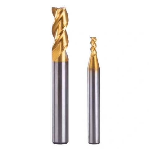 BB TiN Coating End Mills HSS Customized Product 5pcs Metal Cutter Co8 Cobalt D1-32mm 2 3 4 Flutes  Router Bit ► Photo 1/1