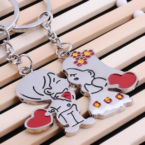 Wedding Guest Gift girlfriend boyfriend Souvenirs birthday Party Fashion Lovers for Key Ring valentine Bridesmaid Small present ► Photo 1/6